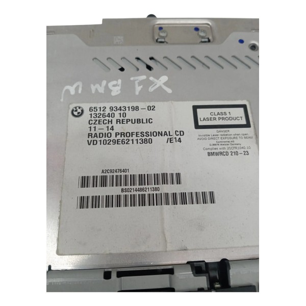 Radio Cd Player Multimidia Bmw X1 S Drive 2.0 2015 13264010