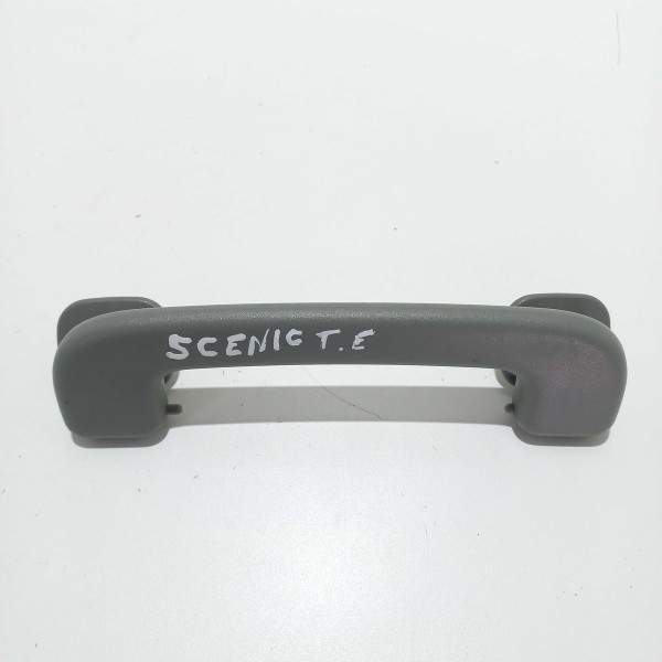 Puxador Alça Teto Pqp Traseiro Esquerdo Renault Scenic  Cinza