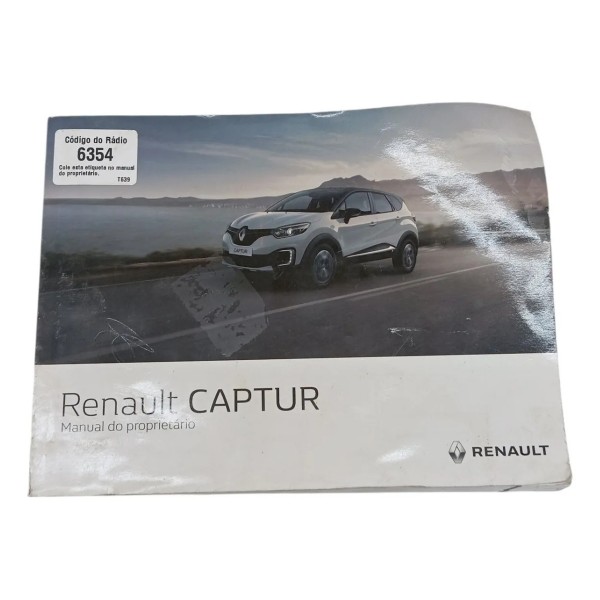 Manual Proprietario Renault Captur 1.6 2020