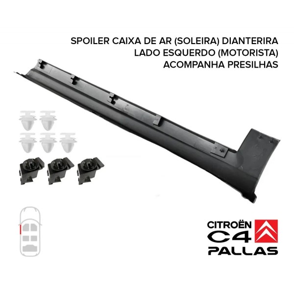 Spoiler Friso Caixa Ar Soleira Diant Lado Esquerdo C4 Pallas