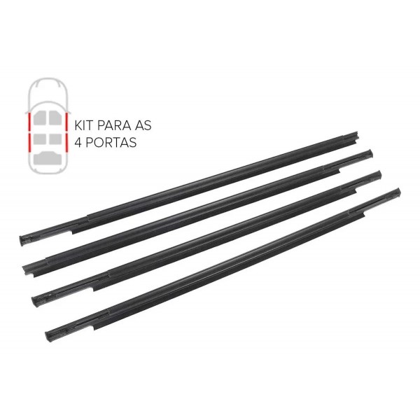 Kit 4 Pestana Externa Porta Outlander 2008 Até 2013 - Nova