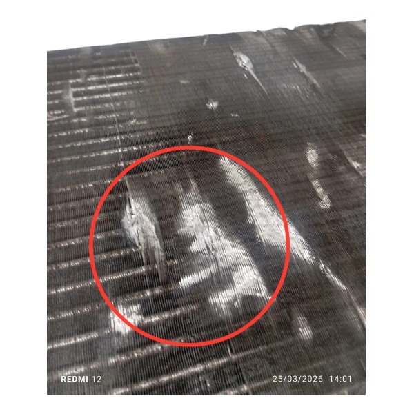 Radiador Agua Motor Chevrolet Agile 1.4 2012 2013 Detalhe