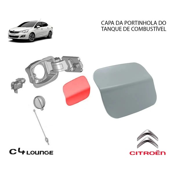 Portinhola Tampa Tanque Combustível C4 Lounge 2014 A 2020