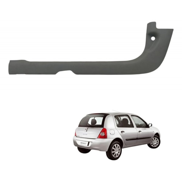 Soleira Dianteira Esquerda Renault Clio 1.0 2005 2006 2007 Cinza