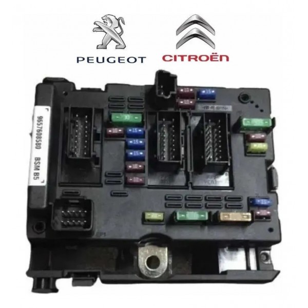 Caixa Fusível Módulo Bsm B3 B5 Citroen C3 6500y1 - Nova