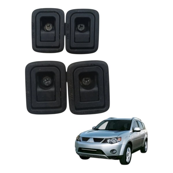 Kit Suporte Amarração Porta Malas Mitsubishi Outlander 2010