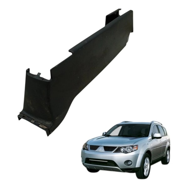 Acabamento Dianteriro Esquerdo Mitsubishi Outlander 2010