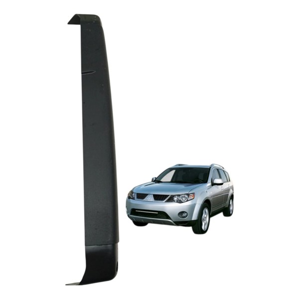 Acabamento Banco Dianteiro Esquerdo Mitsubishi Outlander Preto