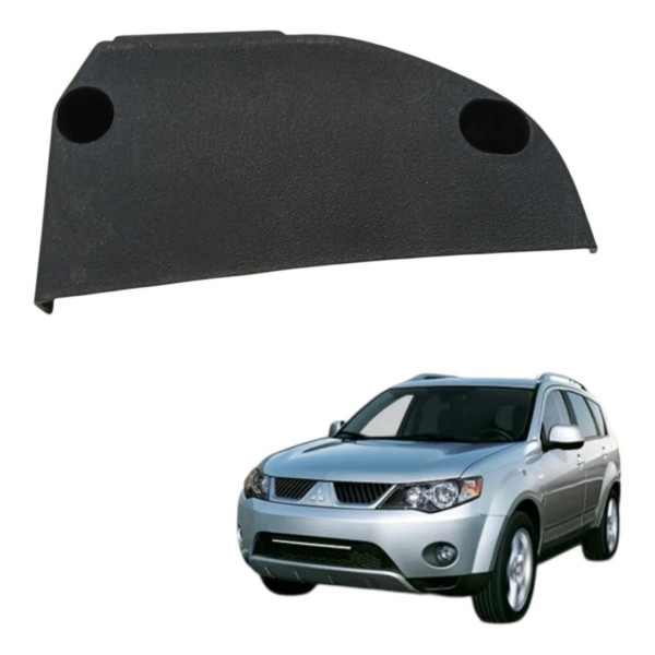 Botão Regulagem Banco Esquerdo Mitsubishi Outlander 2010 Preto