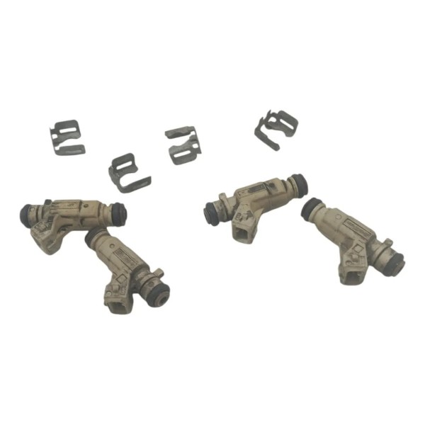 Kit 4 Bico Injetor Renault Clio 1.0 2008 2009 2010 2011 2012