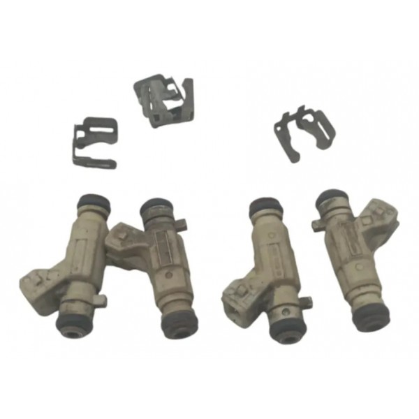 Kit 4 Bico Injetor Renault Clio 1.0 2008 2009 2010 2011 2012