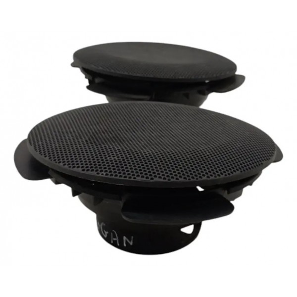 Par Suporte Alto Falante Porta Renault Logan 1.0 2008 2009