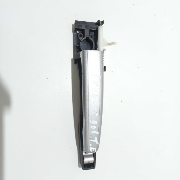 Maçaneta Externa Traseiro Esquerdo Peugeot 307 2007 Prata Traseira