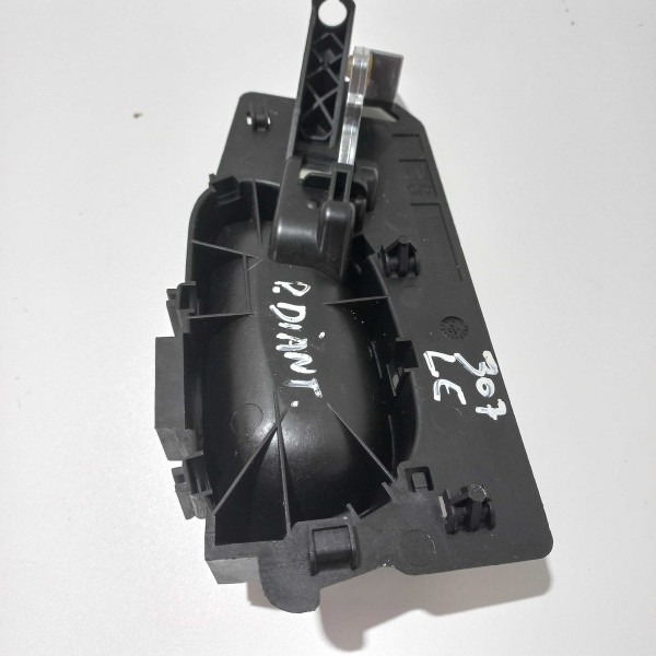 Maçaneta Interna Dianteiro Esquerdo Peugeot 307 Sw 2007 Preto Dianteira