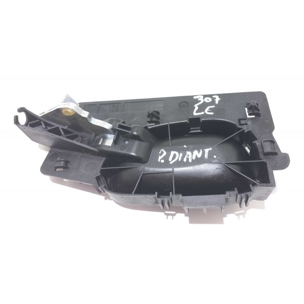 Maçaneta Interna Dianteiro Esquerdo Peugeot 307 Sw 2007 Preto Dianteira