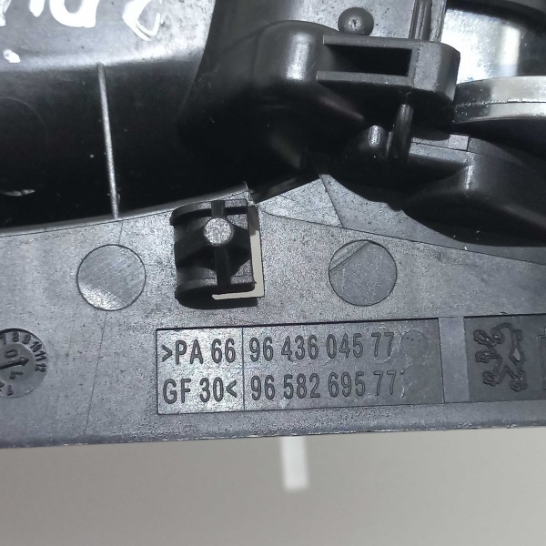 Maçaneta Interna Dianteiro Esquerdo Peugeot 307 Sw 2007 Preto Dianteira