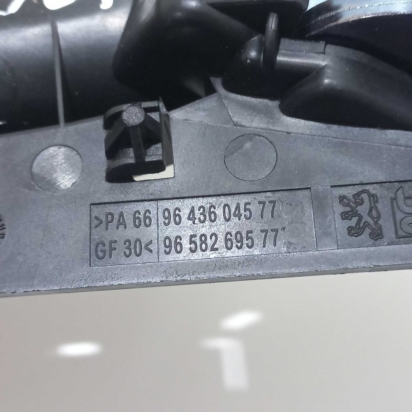 Maçaneta Interna Traseiro Esquerdo Peugeot 307 2007 Sw Preto Traseira