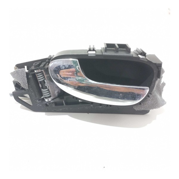 Maçaneta Interna Traseiro Esquerdo Peugeot 307 2007 Sw Preto Traseira