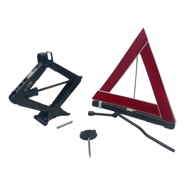 Kit Macaco Chave Roda Triangulo Isopor Jeep Compass 2.0 2023