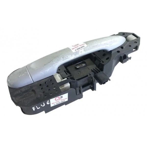 Maçaneta Externa Traseira Direita Renault Fluence Prata Traseira