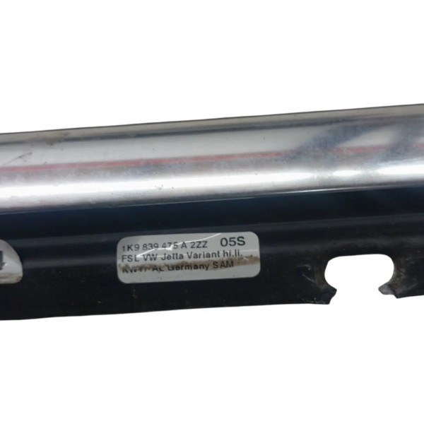 Friso Porta Traseira Esquerda Vw Jetta Variant Detalhe 2008 Prateado