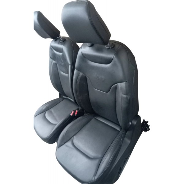 Jogo Banco Couro Jeep Compass 2.0 2022 2023 Preto