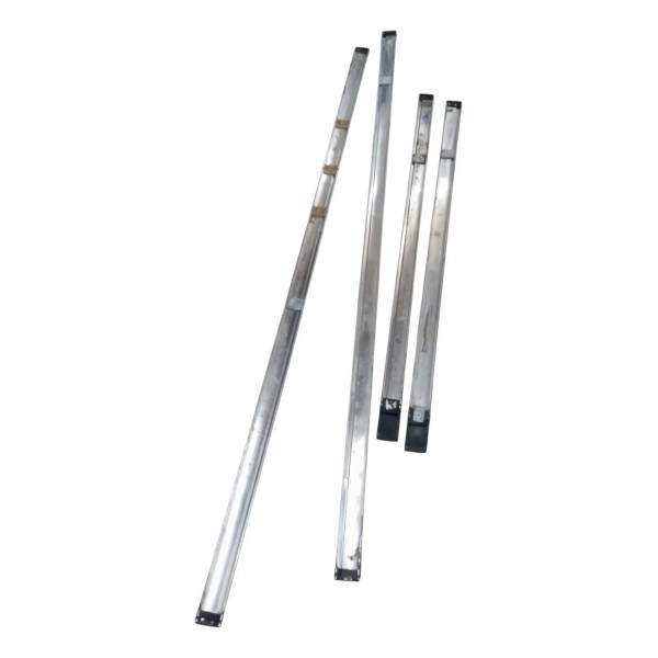 Kit Friso Lateral 4pçs Chevrolet Caravan 1887 1888 1889 Preto