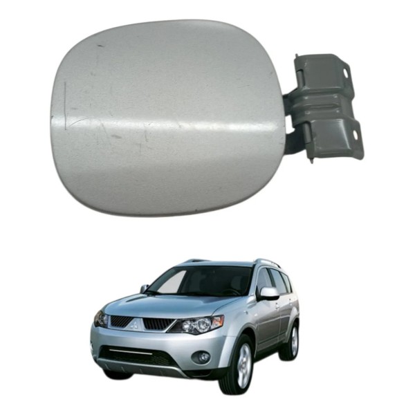 Portinhola Tanque Combustivel Mitsubishi Outlander 2010 Prata 2010