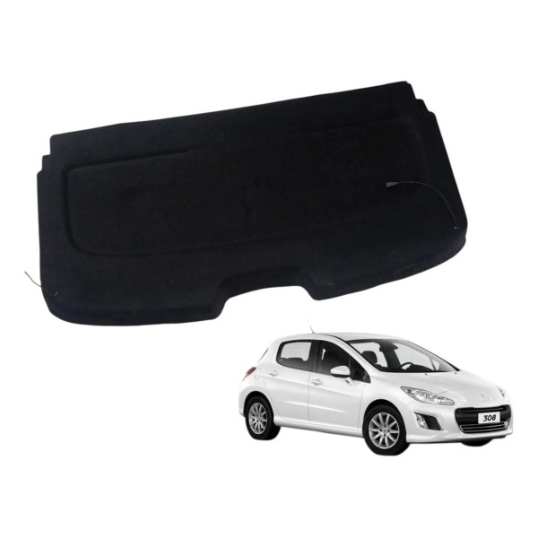 Tampão Bagagito Peugeot 308 Allure 2.0 2013 2014 2015 Preto