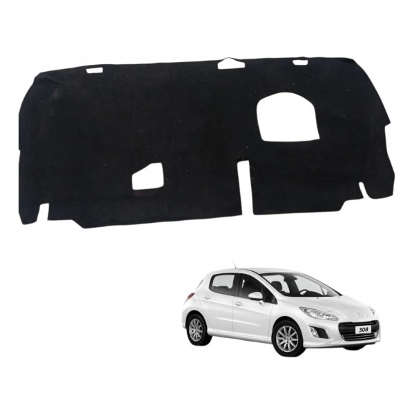 Carpete Assoalho Porta Malas Peugeot 307 Allure 2.0 2013 Preto