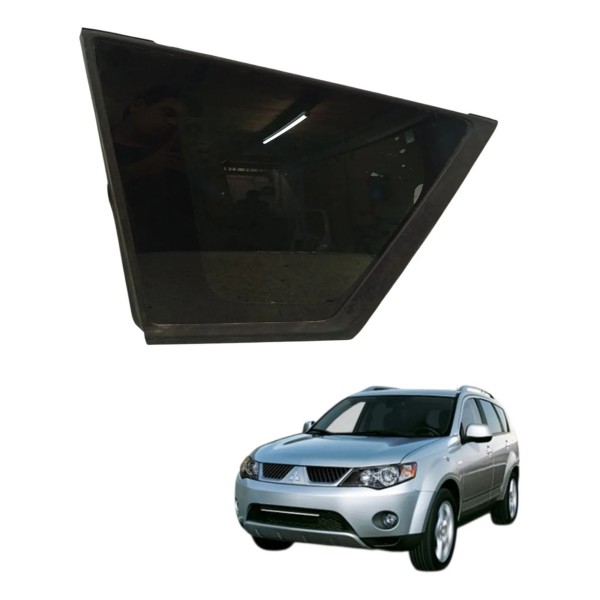 Vidro Porta Traseira Esquerda Mitsubishi Outlander 3.0 2010