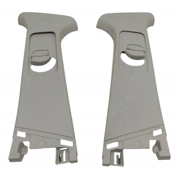 Par Acabamento Coluna Central Cinto Peugeot 307 Sw 2009 2010