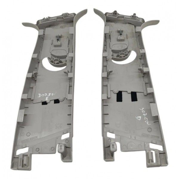 Par Acabamento Coluna Central Cinto Peugeot 307 Sw 2009 2010
