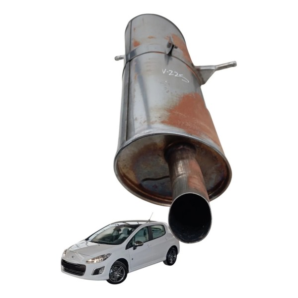 Escapamento Silencioso Peugeot 308 2.0 2012 20013 2014