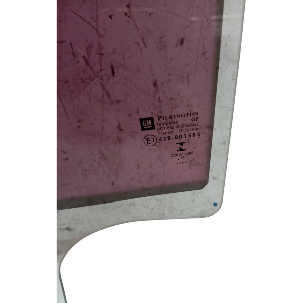 Vidro Porta Traseiro Direito Chevrolet Agile 2013