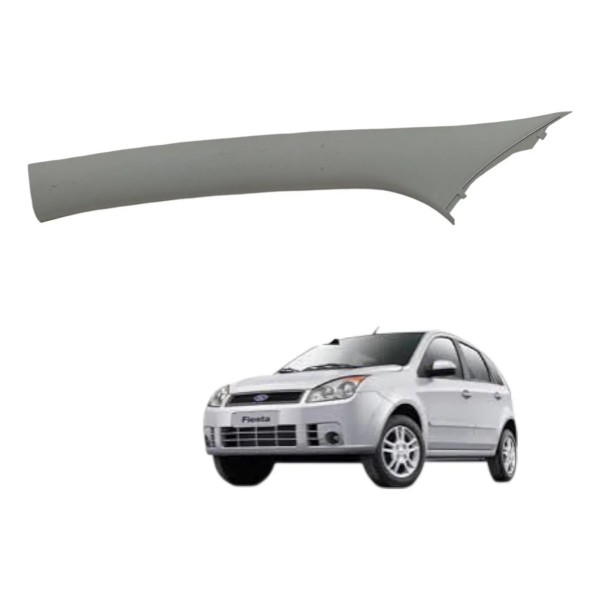 Moldura  Parabrisa Esquerdo Ford Fiesta 2007 Detalhe