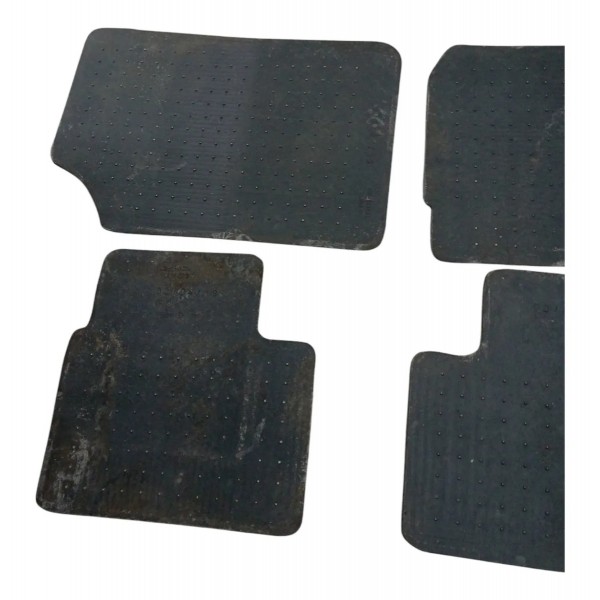 Kit Jogo Tapetes Renault Kwid 1.0 3cc 2017 2018 2019 2020 21 Preto
