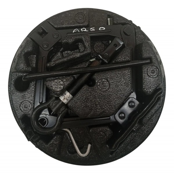 Kit Macaco Chave Roda Isopor Fiat Argo 1.0 2018