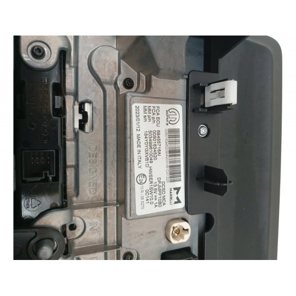Tela Central Multimidia Jeep Compass 1.3 Turbo 2023 2024 Preto