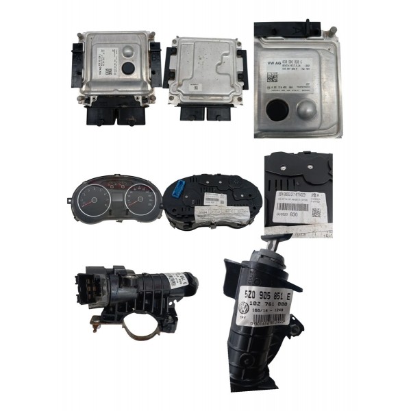 Kit Modulo Injeção Painel Chave  Volkswagen Gol Voyage G6
