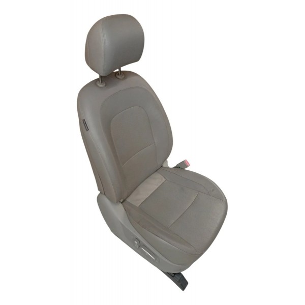 Banco Couro Dianteiro Direito Hyundai Vera Cruz 2010 Cinza