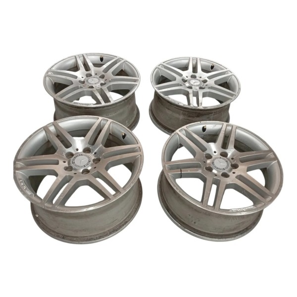 Jogo Roda C200 2010 Aro17 A2044014502 Detalhe Prateado
