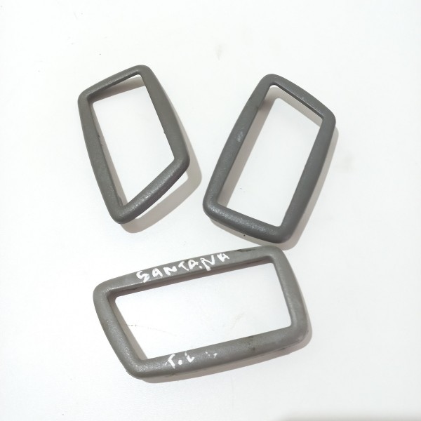 Moldura Maçaneta Interna Santana Quantum Cinza 2000