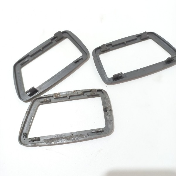 Moldura Maçaneta Interna Santana Quantum Cinza 2000