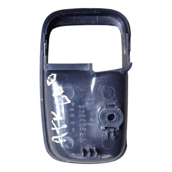 Acabamento Maçaneta Interna Direita Mitsubishi Airtrek 2007 Preto Dianteira