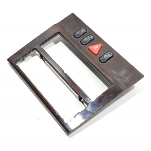 Moldura Central Rádio Botão Alerta Mercedes E320 1997